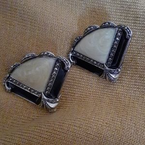 Vintage Earrings Clip On stainless steel